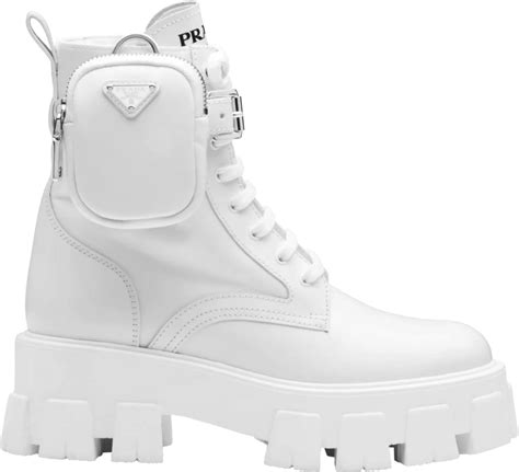 white prada boot